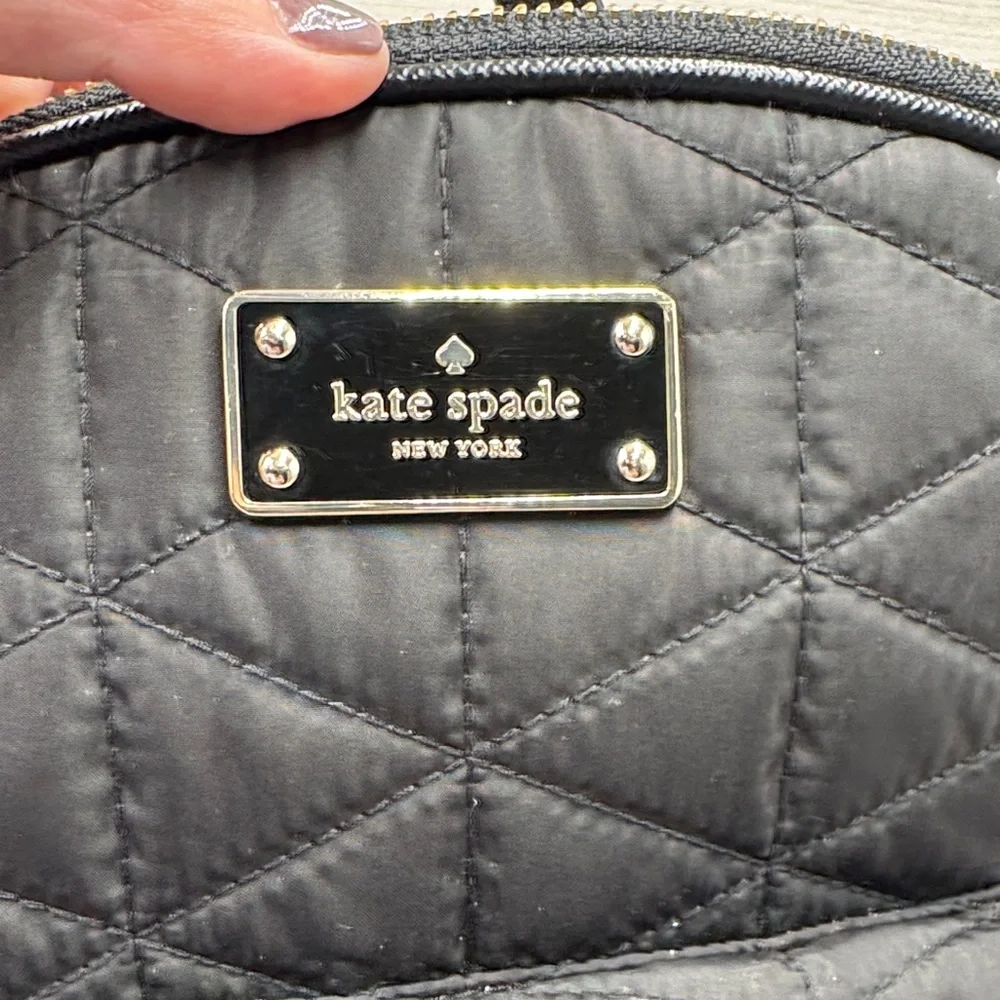 Kate Spade Quilted Black Backpack - Picture 2 of 5